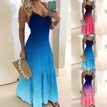 Load image into Gallery viewer, Casual Sleeveless V-neck Maxi Dress
