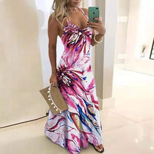 Load image into Gallery viewer, Casual Sleeveless V-neck Maxi Dress
