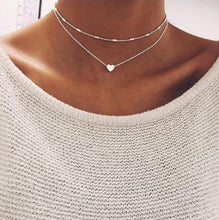 Load image into Gallery viewer, Multilayer Crystal Pendant Choker
