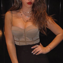 Load image into Gallery viewer, Women&#39;s Crop Top Corset Bustier
