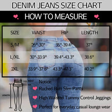 Load image into Gallery viewer, Women High Waisted Jeggings Faux Denim
