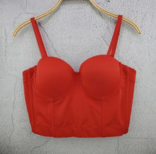 Load image into Gallery viewer, Women&#39;s Crop Top Corset Bustier
