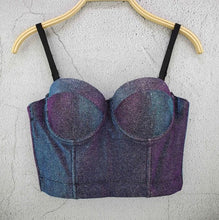 Load image into Gallery viewer, Women&#39;s Crop Top Corset Bustier
