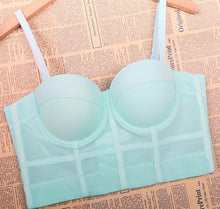 Load image into Gallery viewer, Women&#39;s Crop Top Corset Bustier
