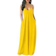 Load image into Gallery viewer, Spaghetti Straps Maxi Dress

